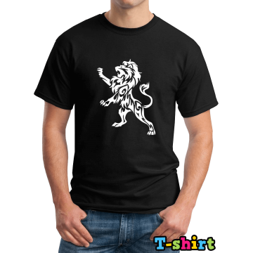 Lion Printed T-Shirt [alphaQ]